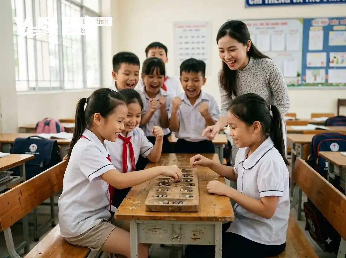 Chuyển trò chơi dân gian Việt Nam thành hoạt động luyện tiếng Anh