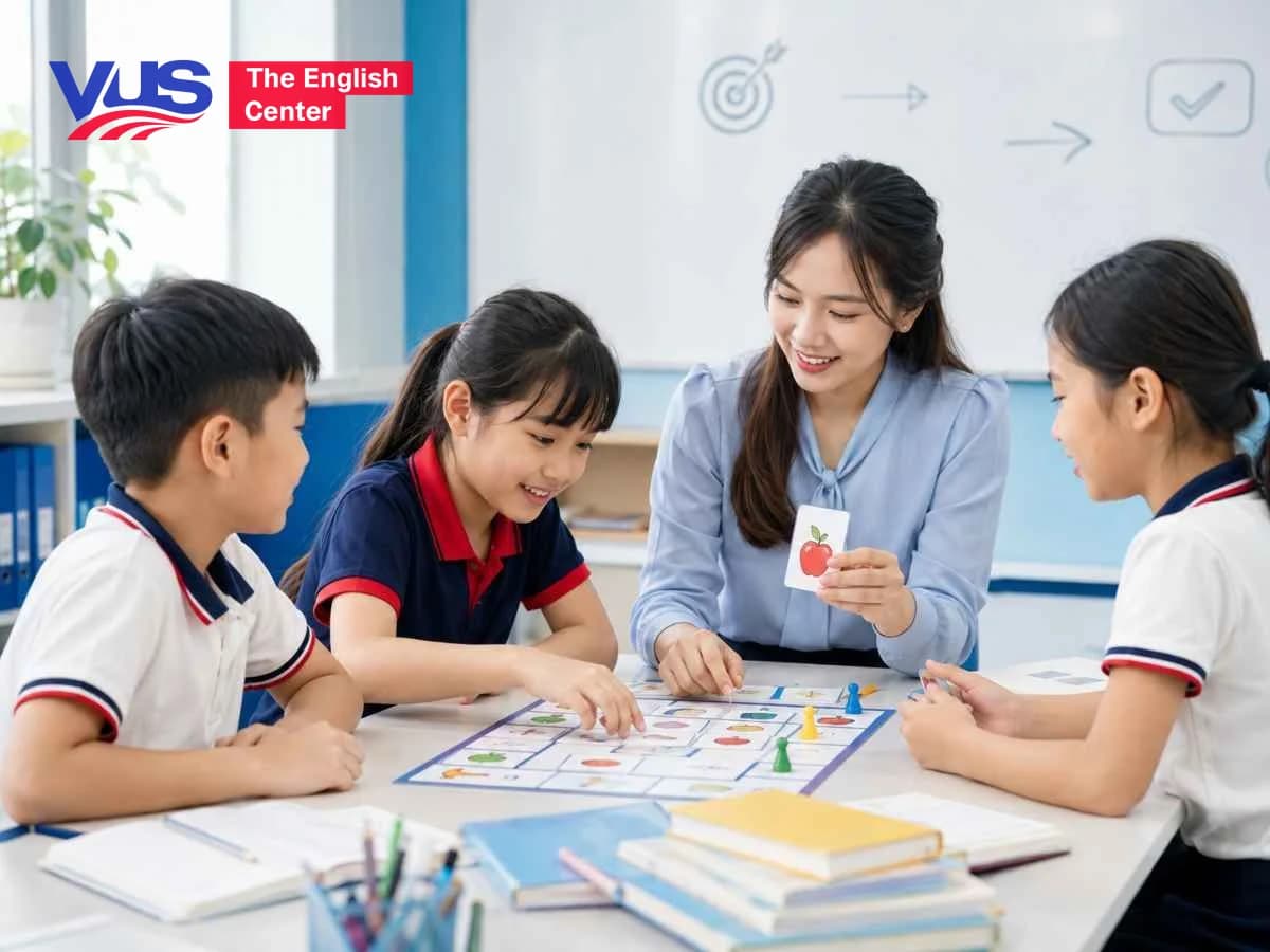 Cách thiết kế trò chơi trong lớp tiếng Anh với ba câu hỏi kiểm tra, ba lỗi thường gặp và bốn cấu trúc giúp học sinh nói nhiều hơn.